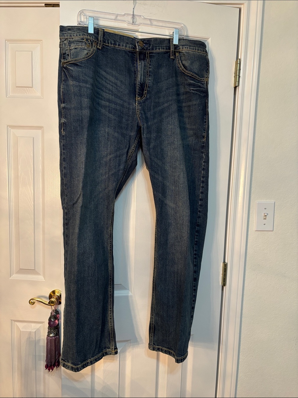 Wrangler Men's Indigo Straight Jeans